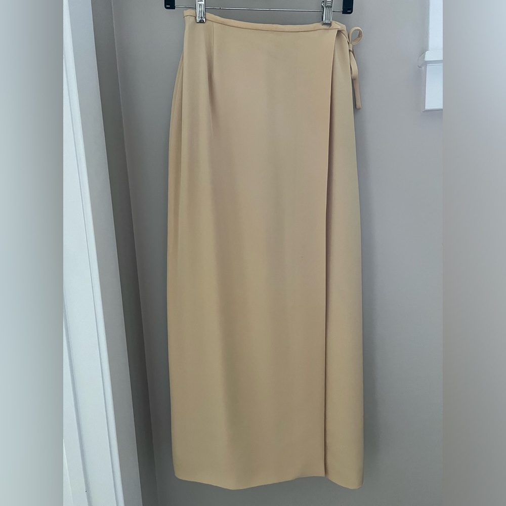 Giorgio Armani - Buttercream Wrap Skirt